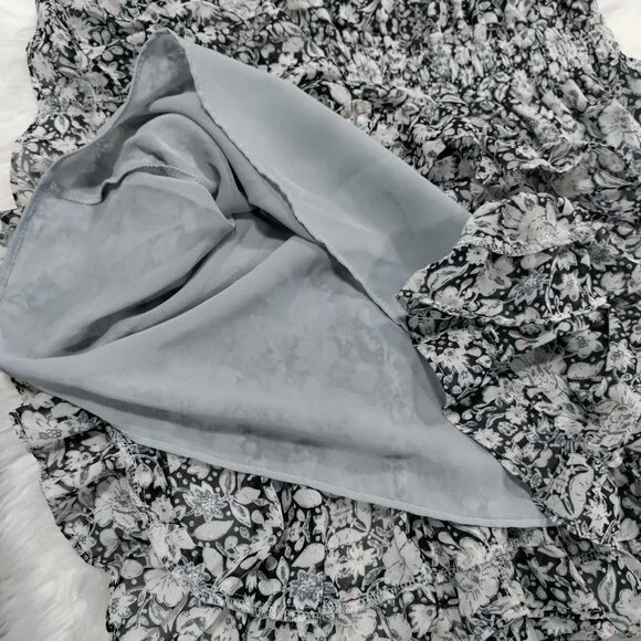 Misa Los Angeles Josephine Floral One-Shoulder Ruffle Mini Dress Size Small - Picture 8 of 14